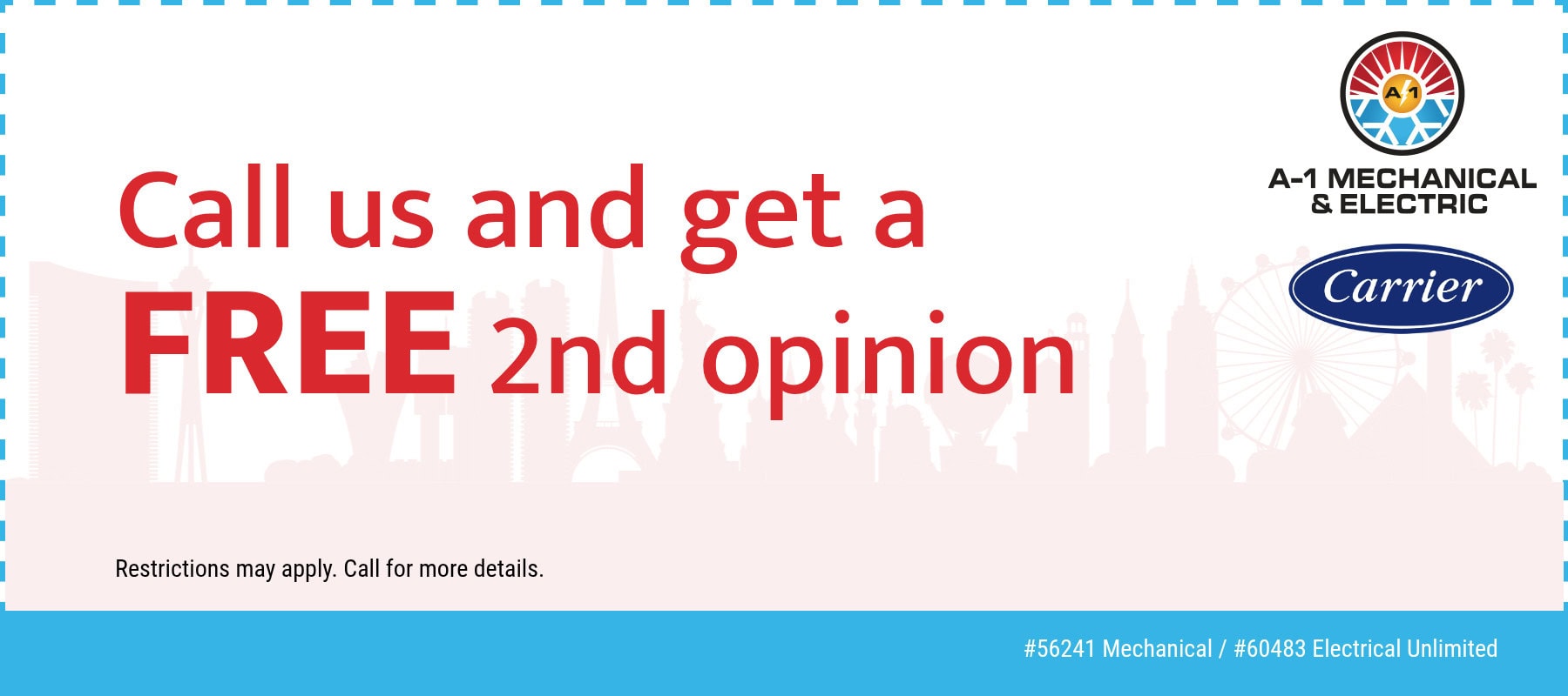 Call us and get a FREE 2nd opinion. Restrictions may apply. Call for more information.