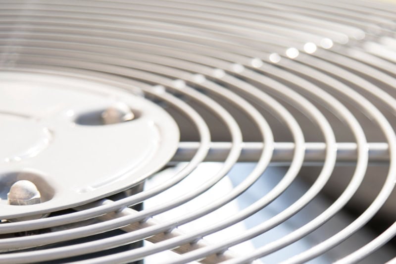 New air conditioner (AC) unit.